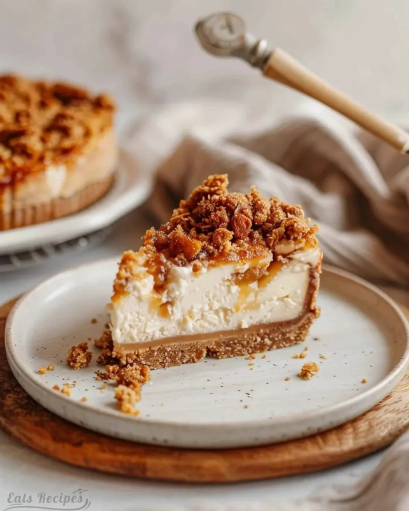 How to Make Apple Crisp Cheesecake