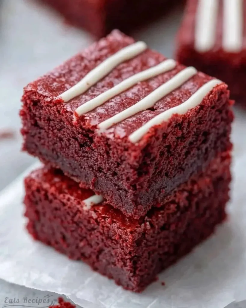 How to Make Fudgy Red Velvet Brownies