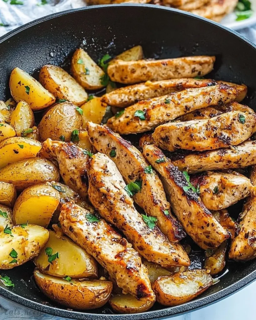 Nutritional Information Garlic Butter Chicken and Potatoes Skillet