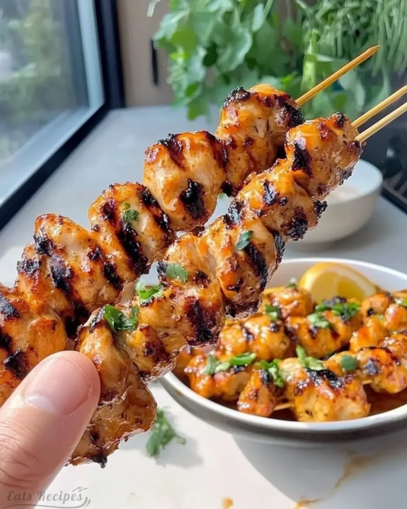 How to Make Bang Bang Chicken Skewers