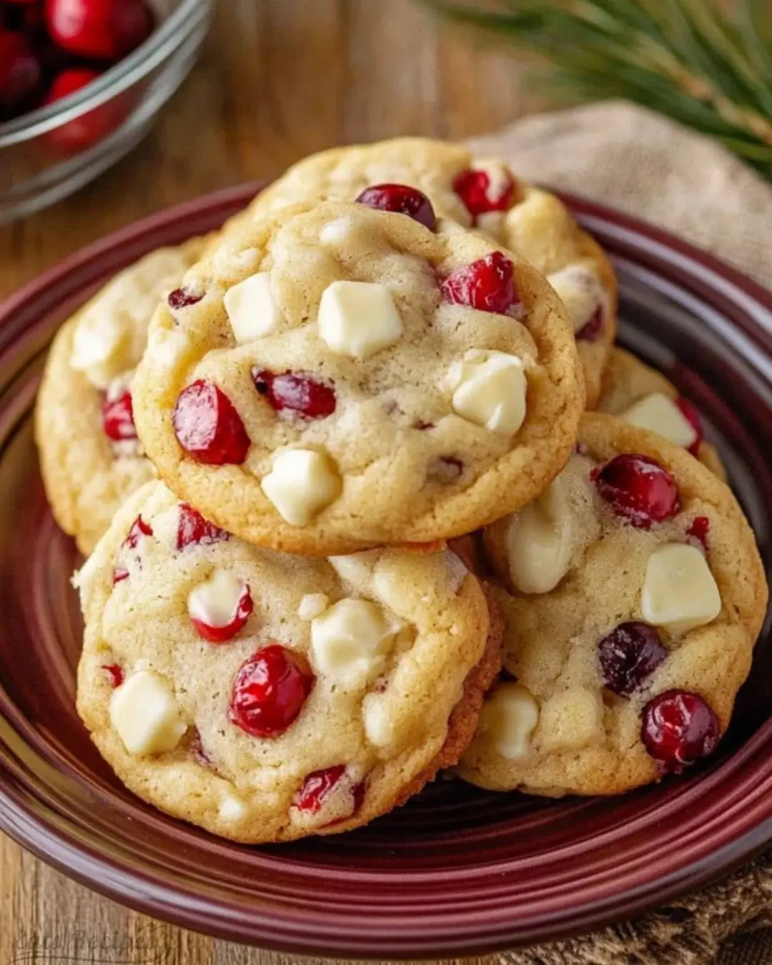 White Chocolate Cranberry Cookies