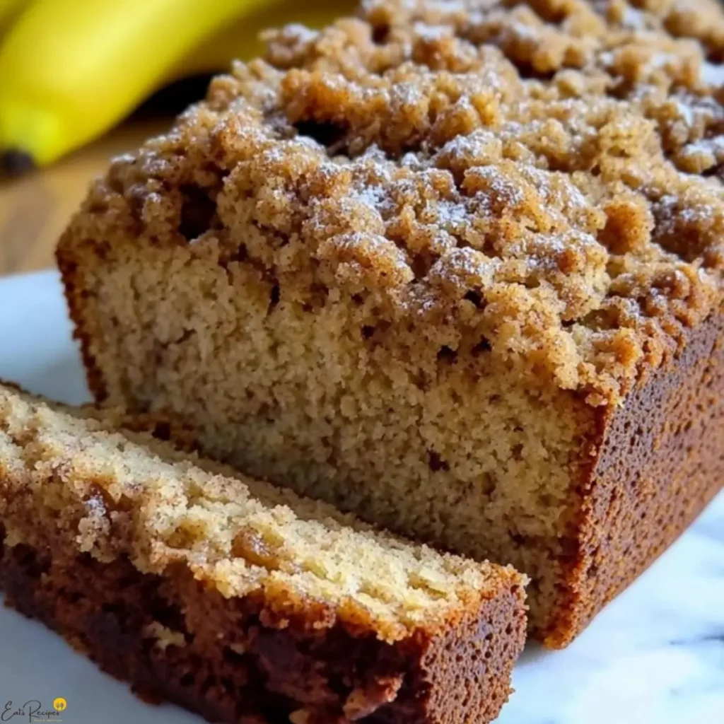 Cinnamon Crumble Banana Bread