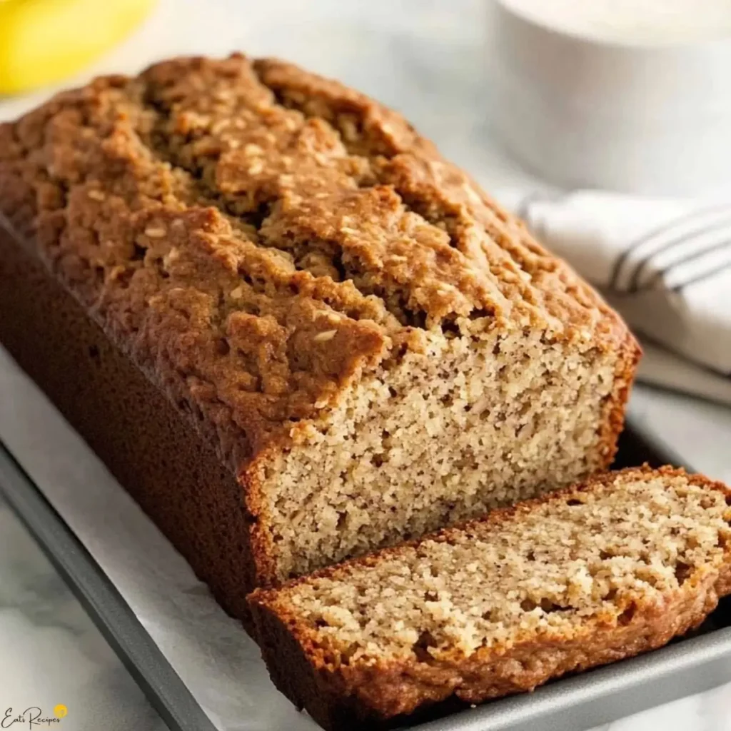 Easy Healthy Banana Oat Bread
