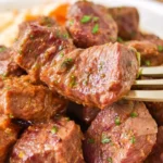 Air Fryer Garlic Butter Steak Bites