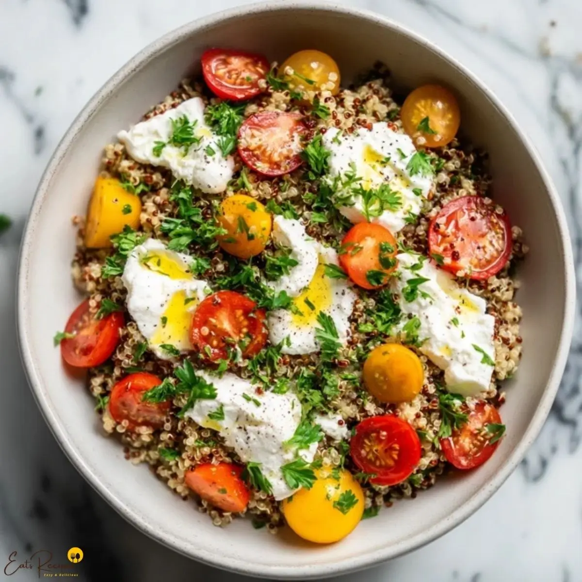 Easy Cottage Cheese and Quinoa Salad Recipe