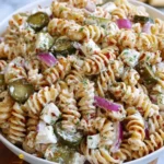 Dill Pickle Pasta Salad