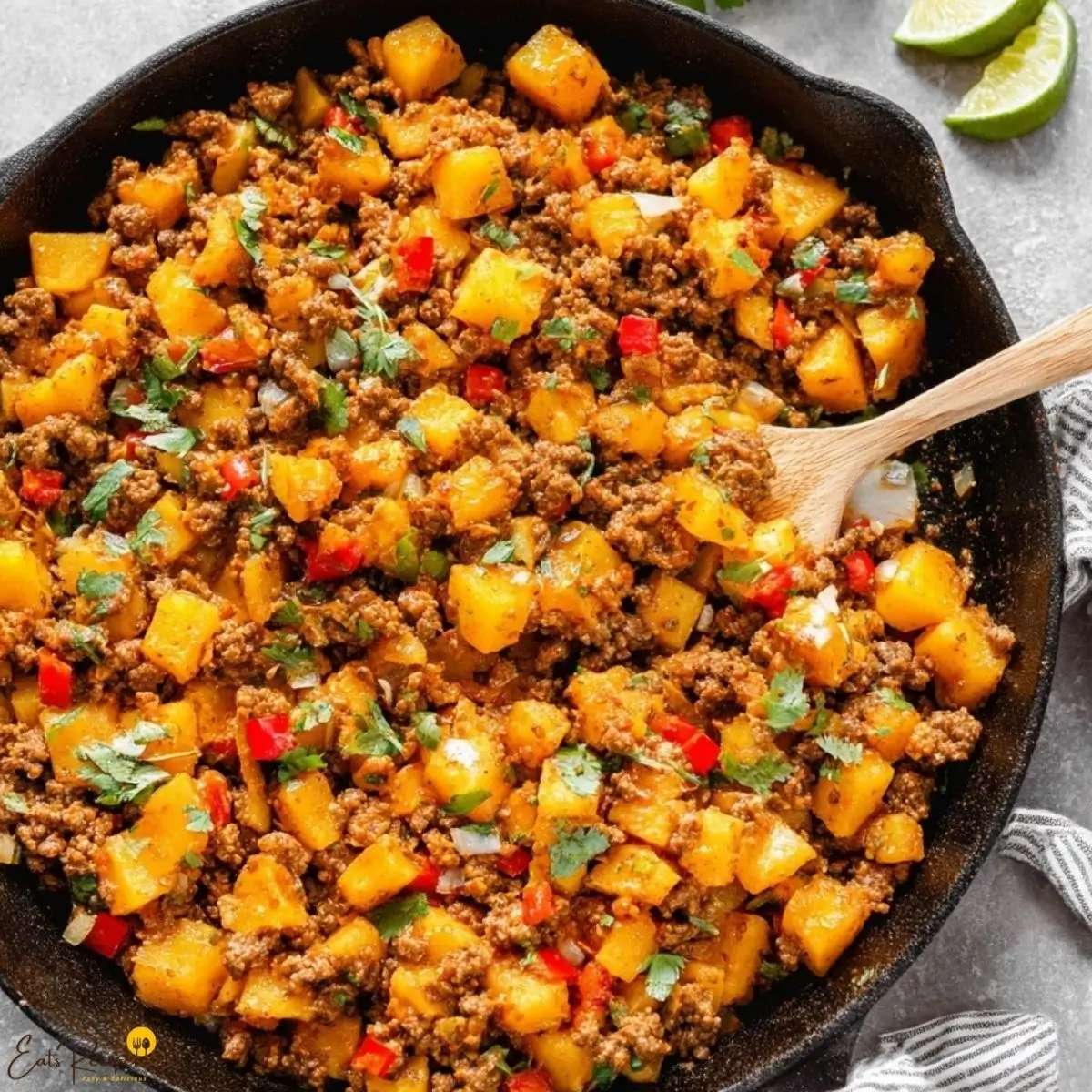 Easy Mexican Ground Beef and Potato Skillet Recipe