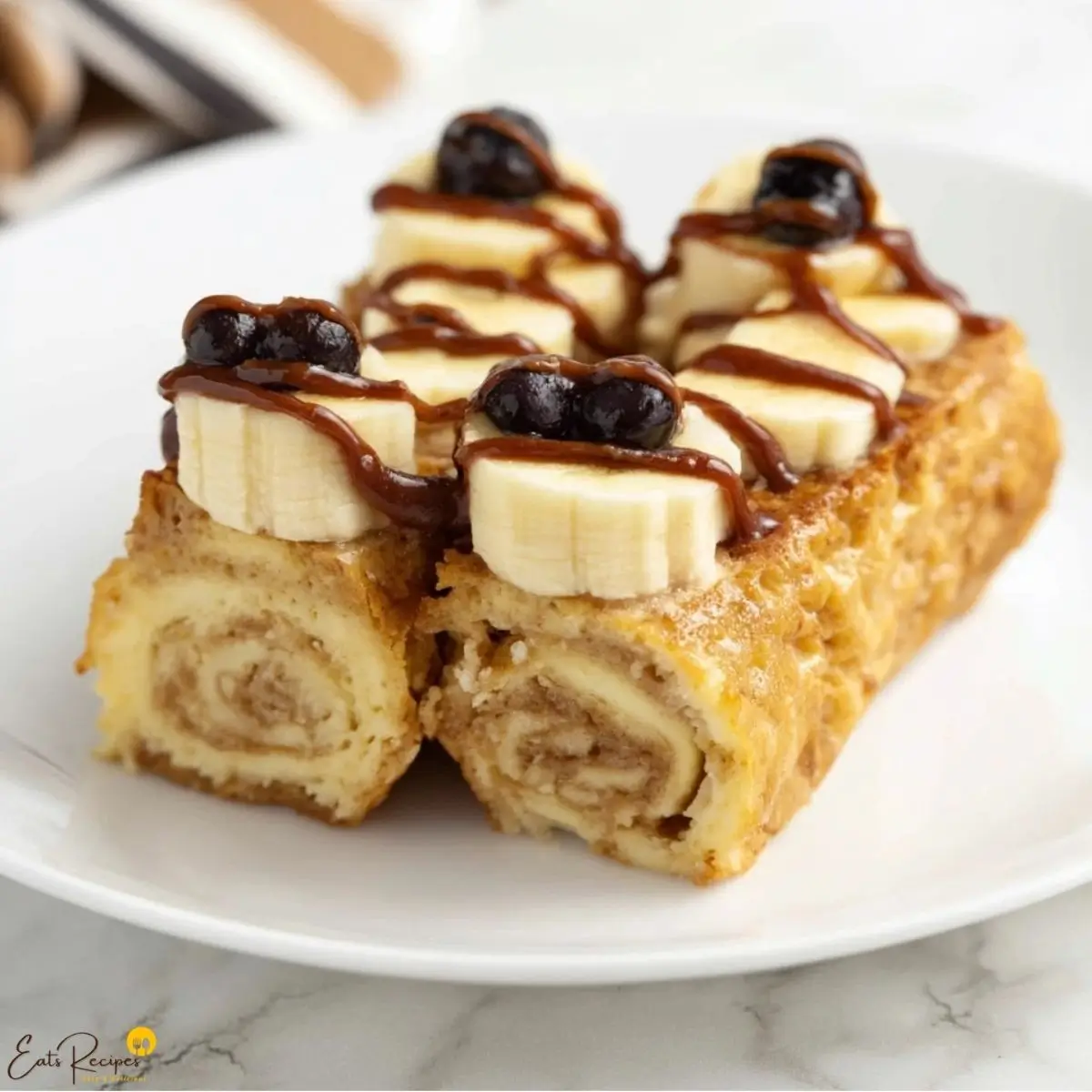 Easy Peanut Butter Banana French Toast Roll Ups Recipe