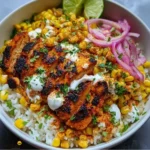 Easy Street Corn Chicken Rice Bowl Recipe