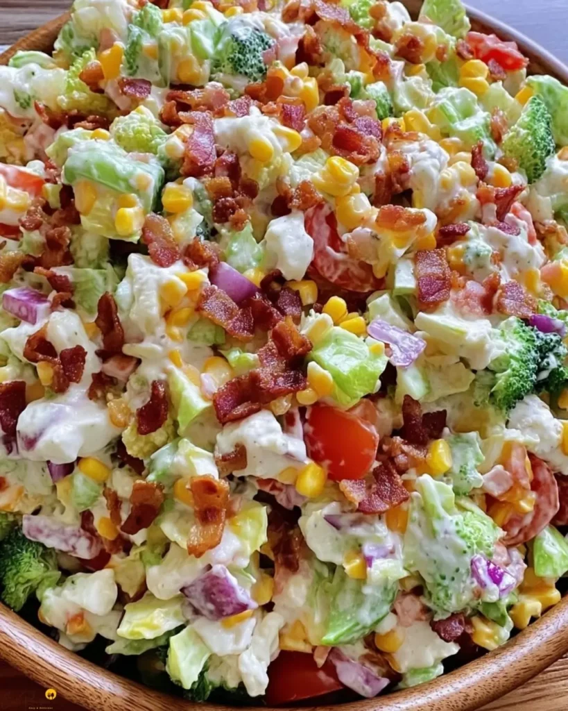 Easy Bacon Ranch Chopped Salad 7 How to Make Bacon Ranch Chopped Salad