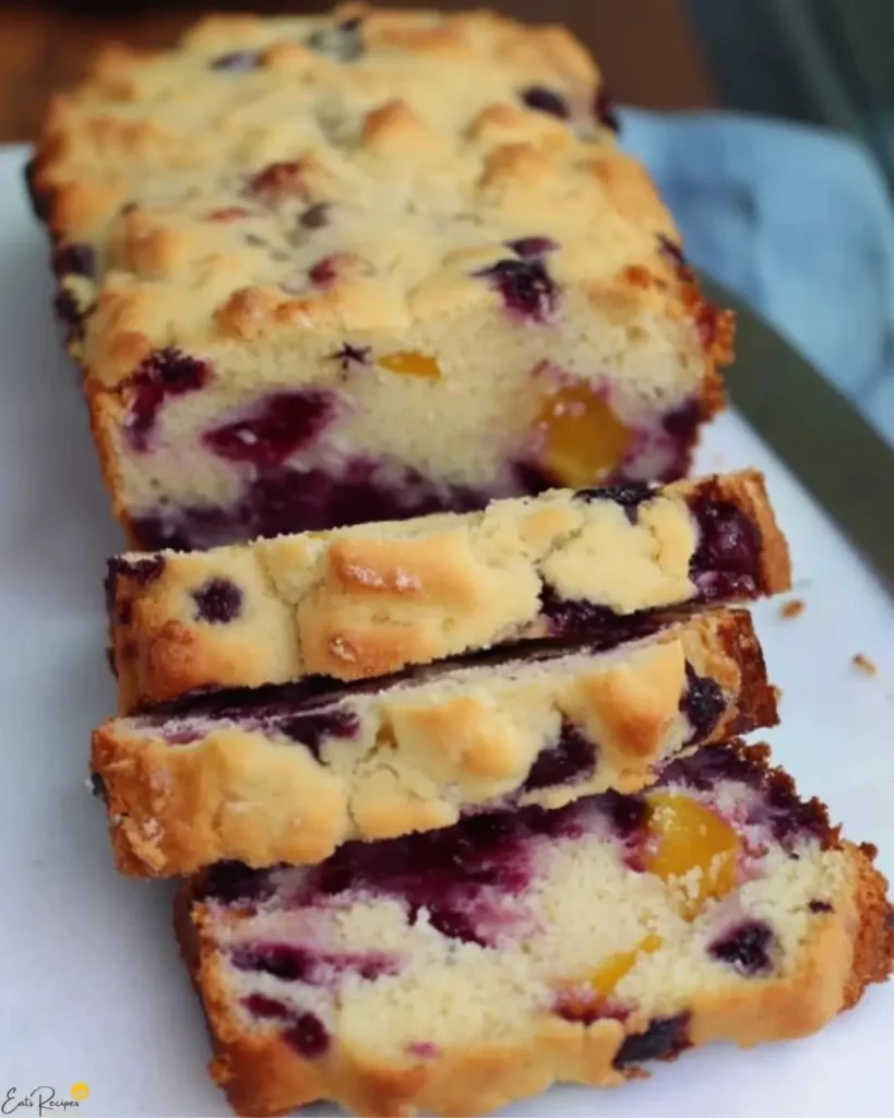 How to Make Blueberry Peach Bread