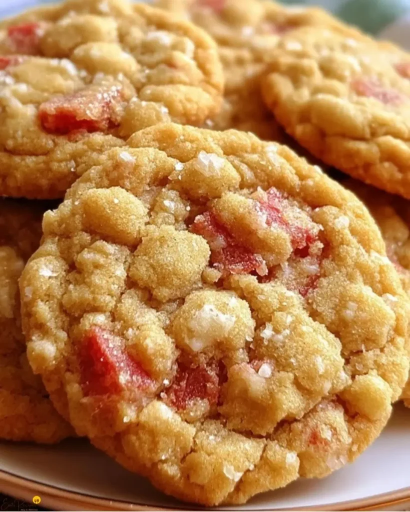 How to Make Brown Sugar Rhubarb Cookies