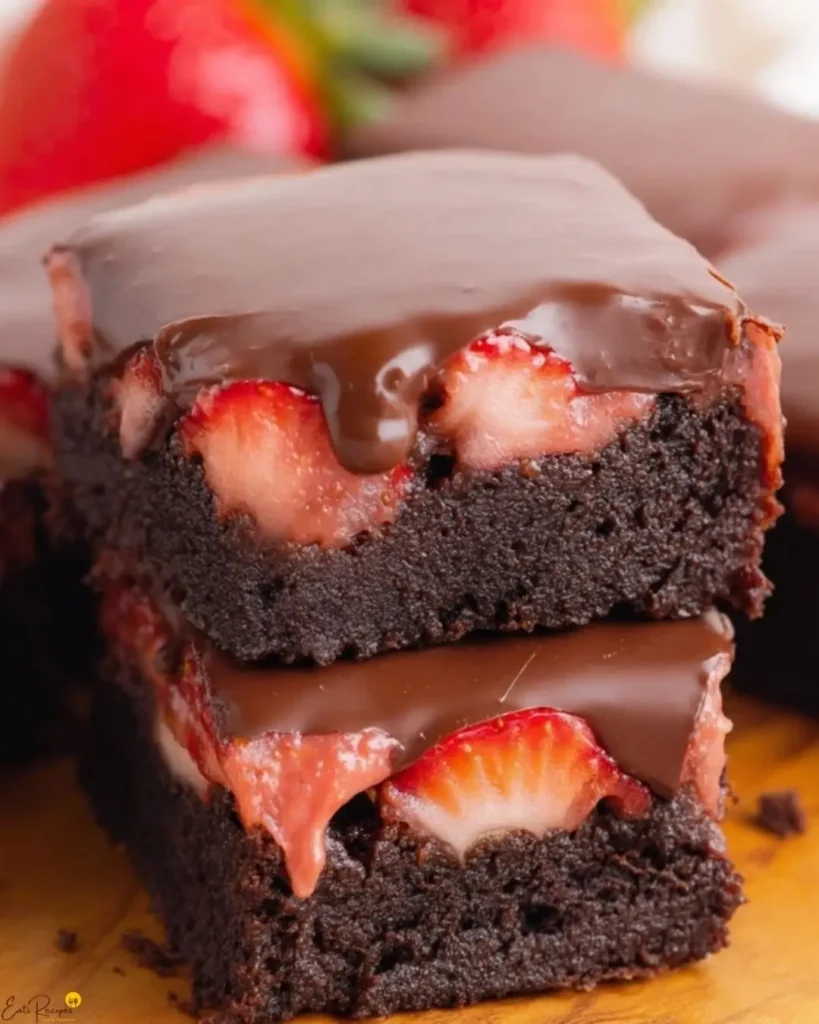 How to Make Chocolate Covered Strawberry Brownies