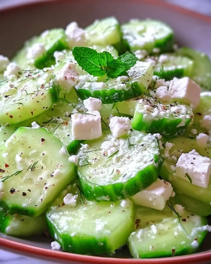 Easy Cucumber Feta Salad Recipe for Refreshing Flavor 7 How to Make Cucumber Feta Salad