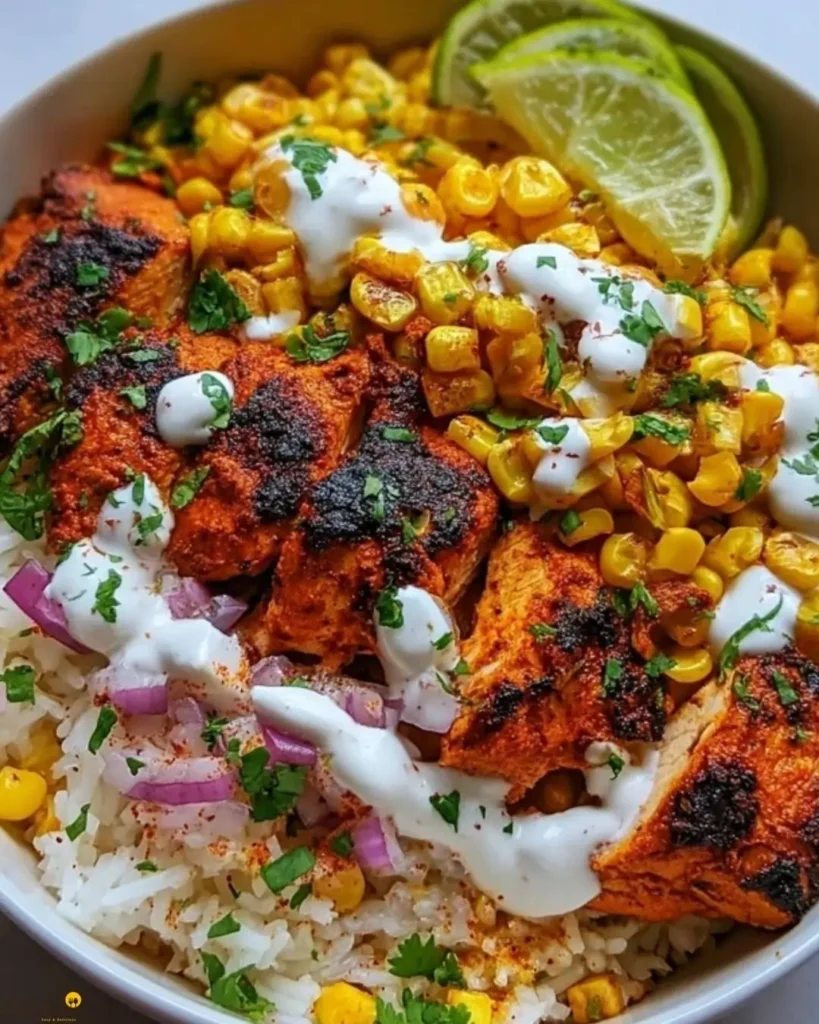 How to Make Easy Street Corn Chicken Rice Bowl