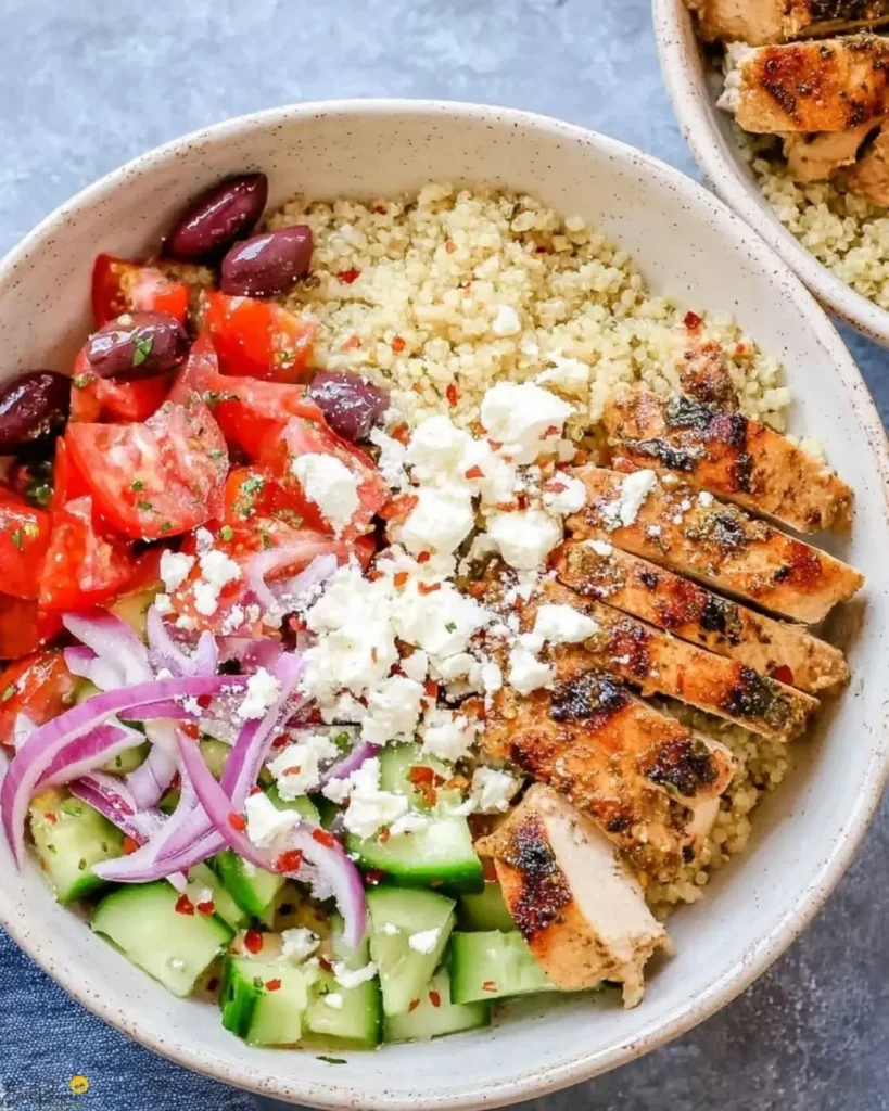 How to Make Greek Chicken Bowl