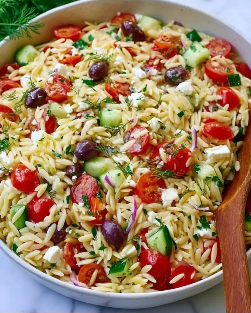 How to Make Greek Orzo Pasta Salad