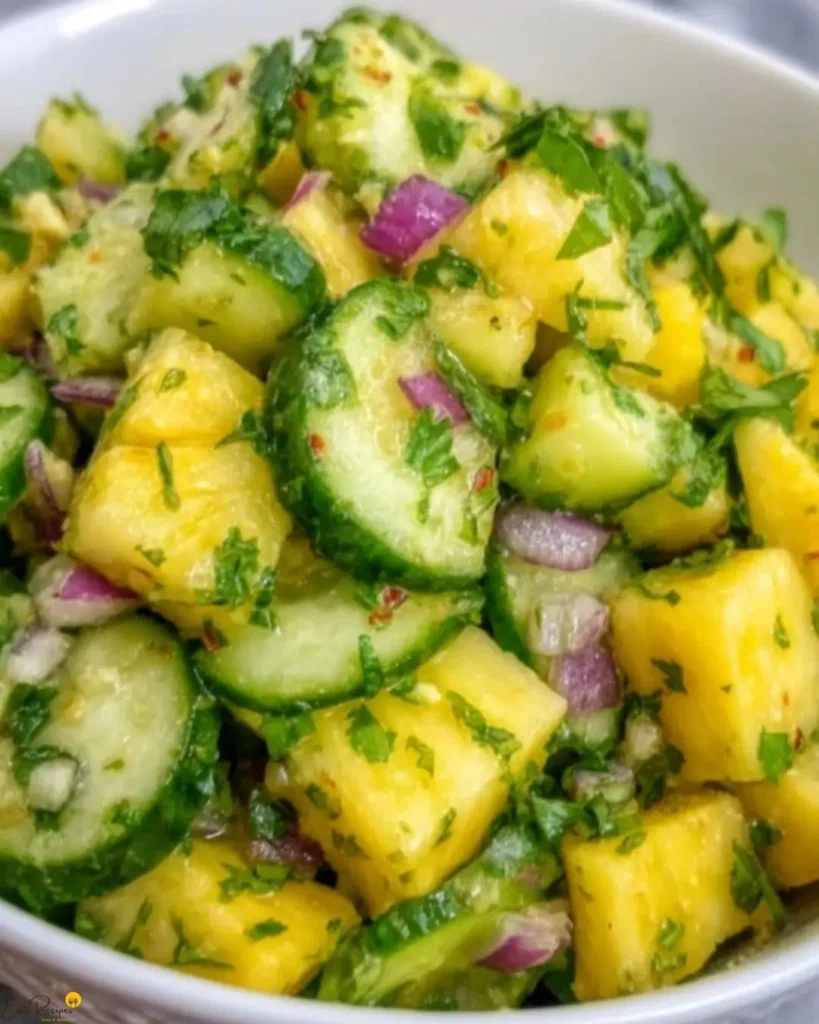 How to Make Pineapple Cucumber Salad