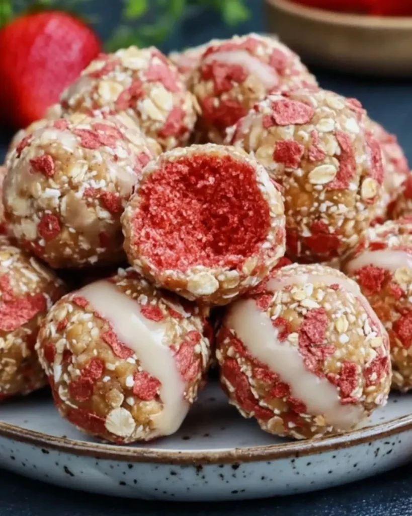 How to Make Strawberry Energy Bites