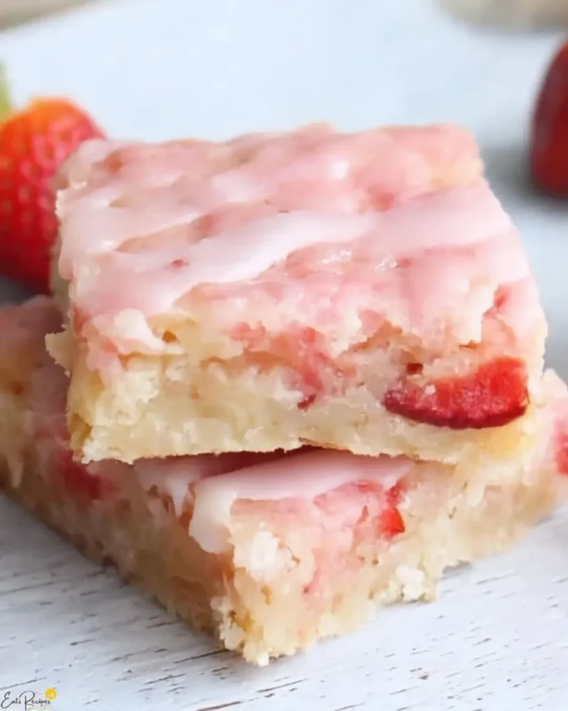 How to Make Strawberry Lemon Blondies