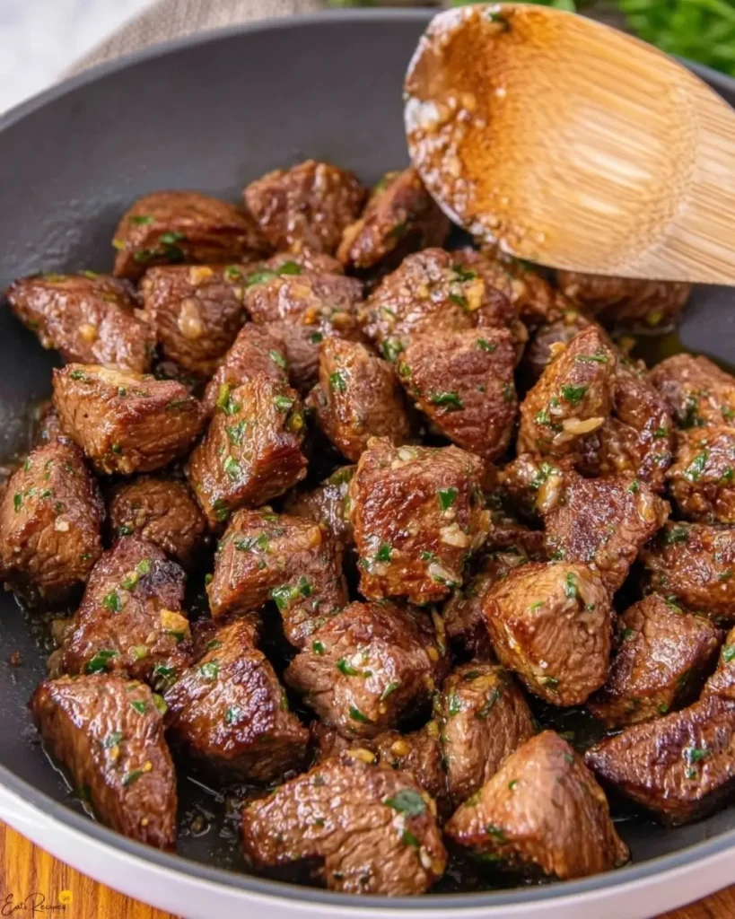 Ingredients for Air Fryer Garlic Butter Steak Bites