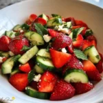 Strawberry Cucumber Salad