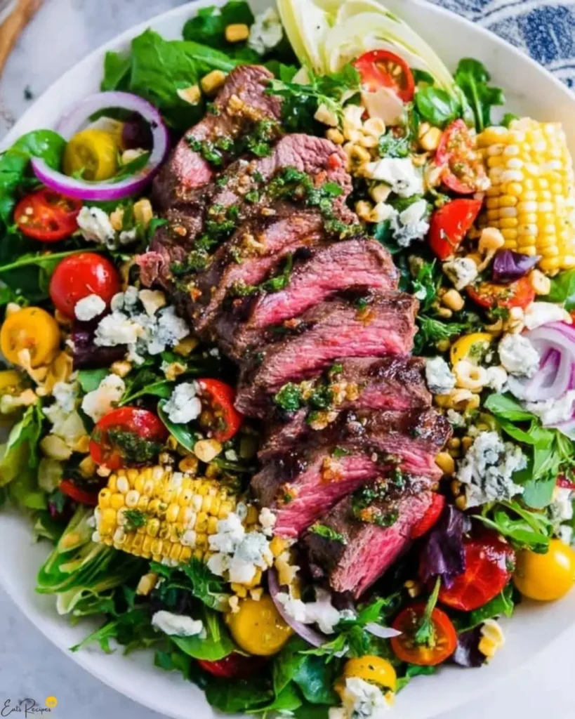 Why You’ll Love This Balsamic Steak Gorgonzola Salad with Grilled Corn
