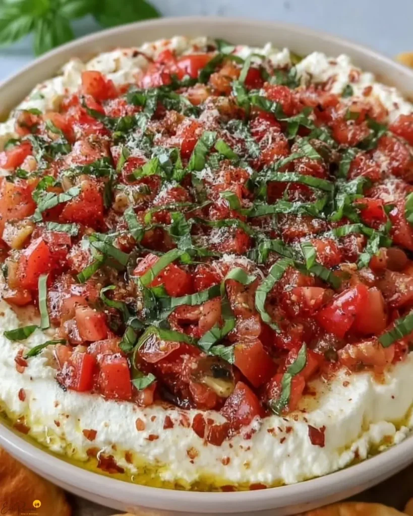 Bruschetta Dip: A Fresh and Creamy Party Favorite 6 Bruschetta Dip: A Fresh and Creamy Party Favorite