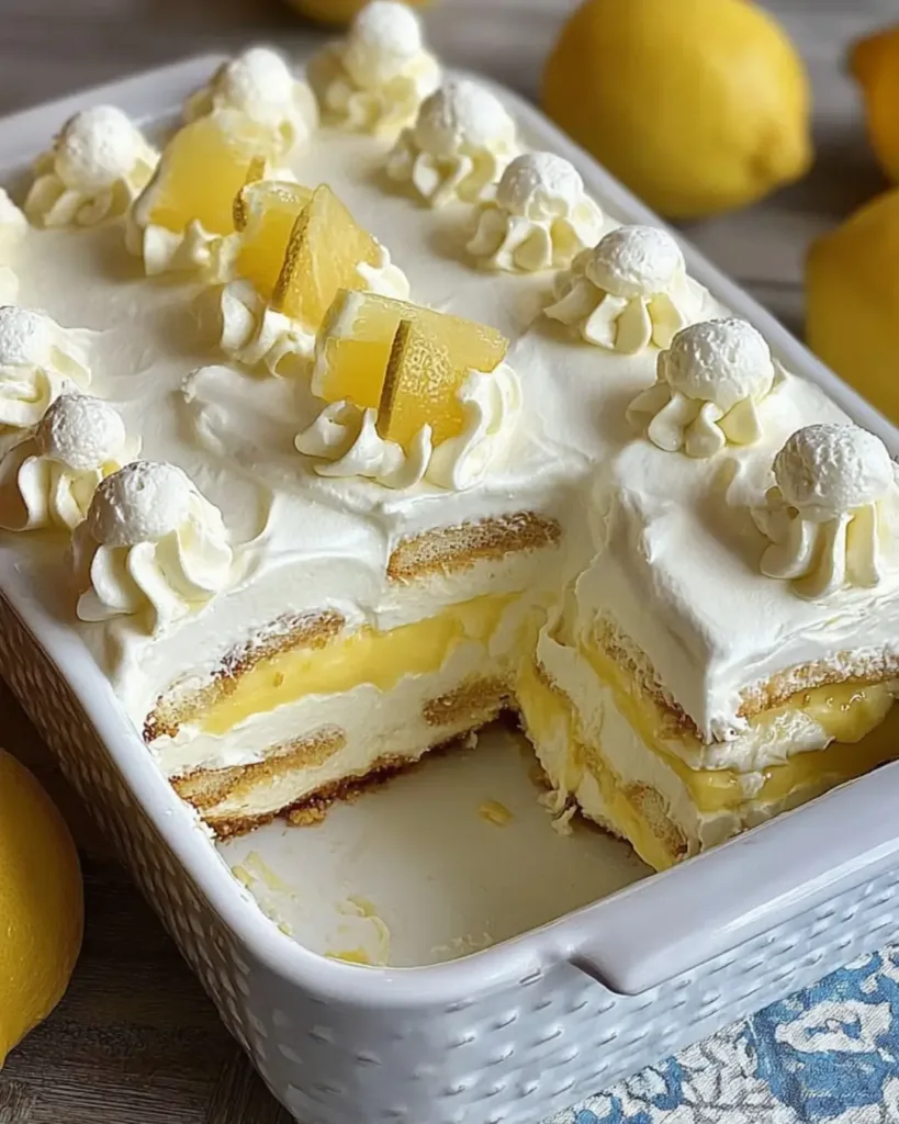 Ingredients for Limoncello Tiramisu