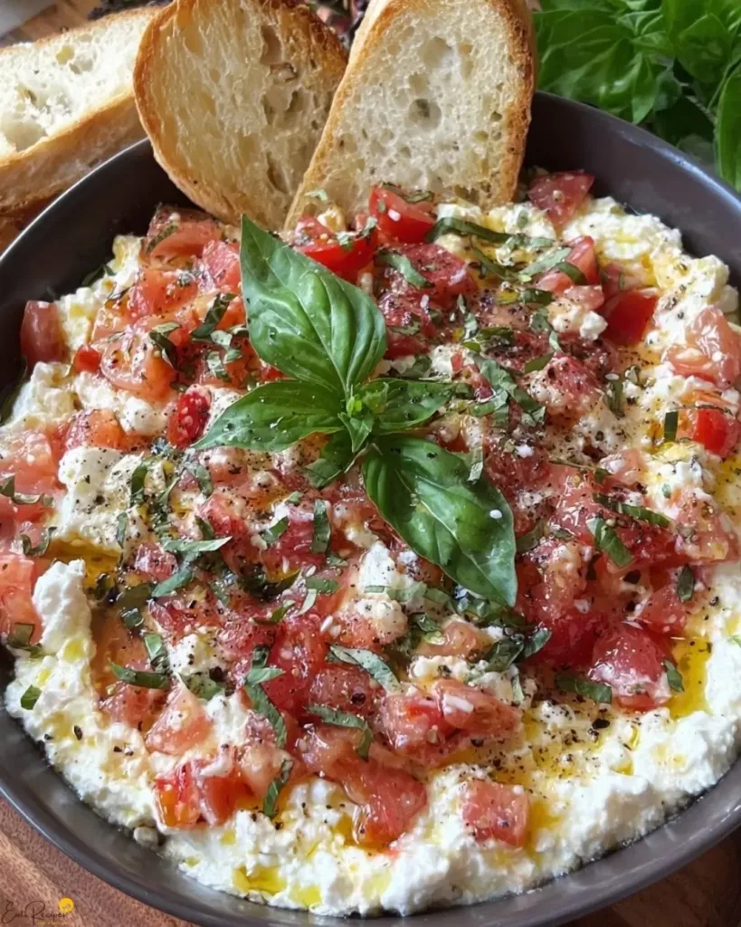 Easy Caprese Bruschetta Dip Recipe for Entertaining 4 Why You’ll Love This Caprese Bruschetta Dip