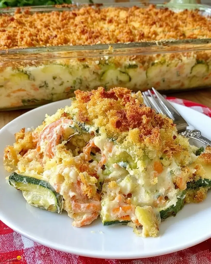 Easy Zucchini Casserole with Stuffing Mix Recipe