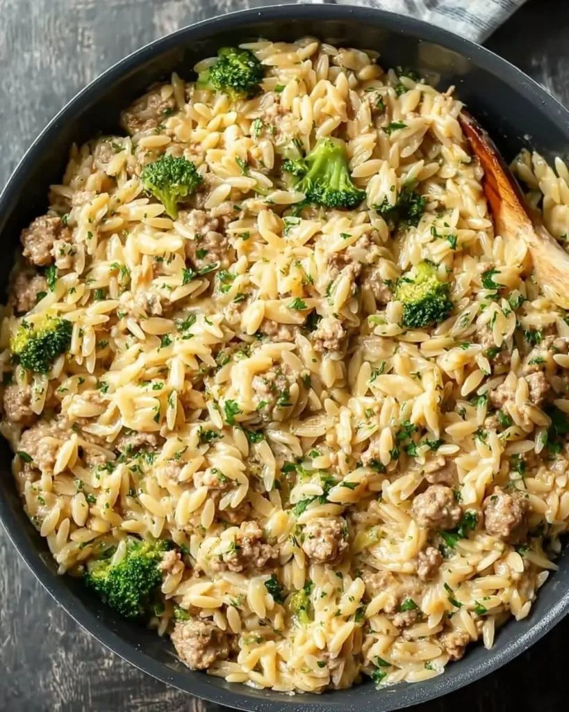 Ground Turkey Orzo Recipe for Quick Dinners 5 Ingredients for Ground Turkey Orzo